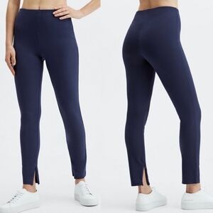 NWT Fabletics Ponte Skinny Zip-Split Pant Navy Blue Size XS Size 4